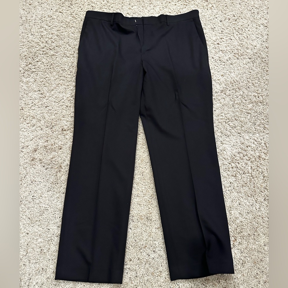 Perry Ellis Portfolio Folio-Flex Black Pants 38X30